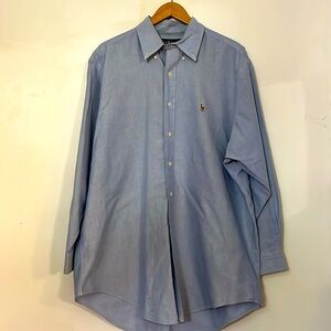 Ralph Lauren Men’s light blue dress shirt.